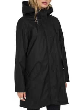 Impermeabile Only Sally nero da donna