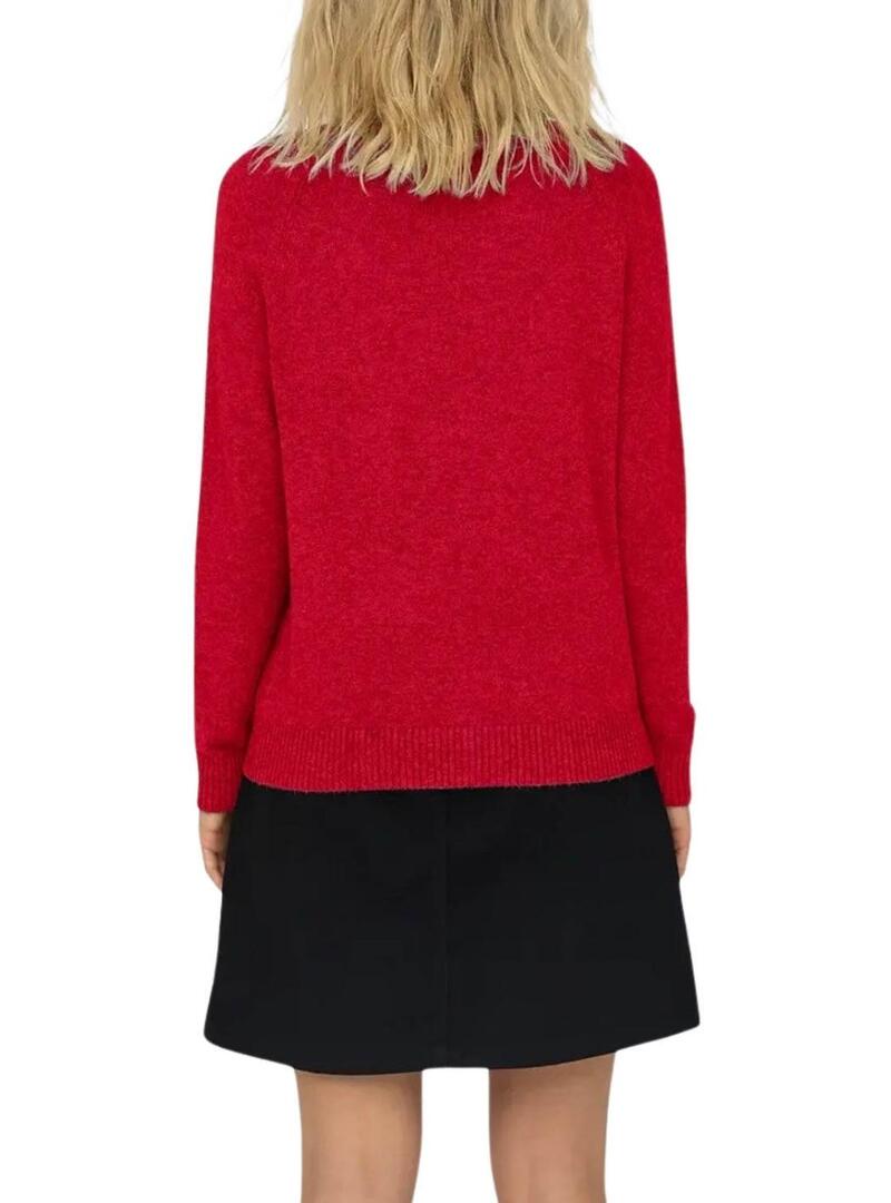 Maglia Only Lesly rossa per donna