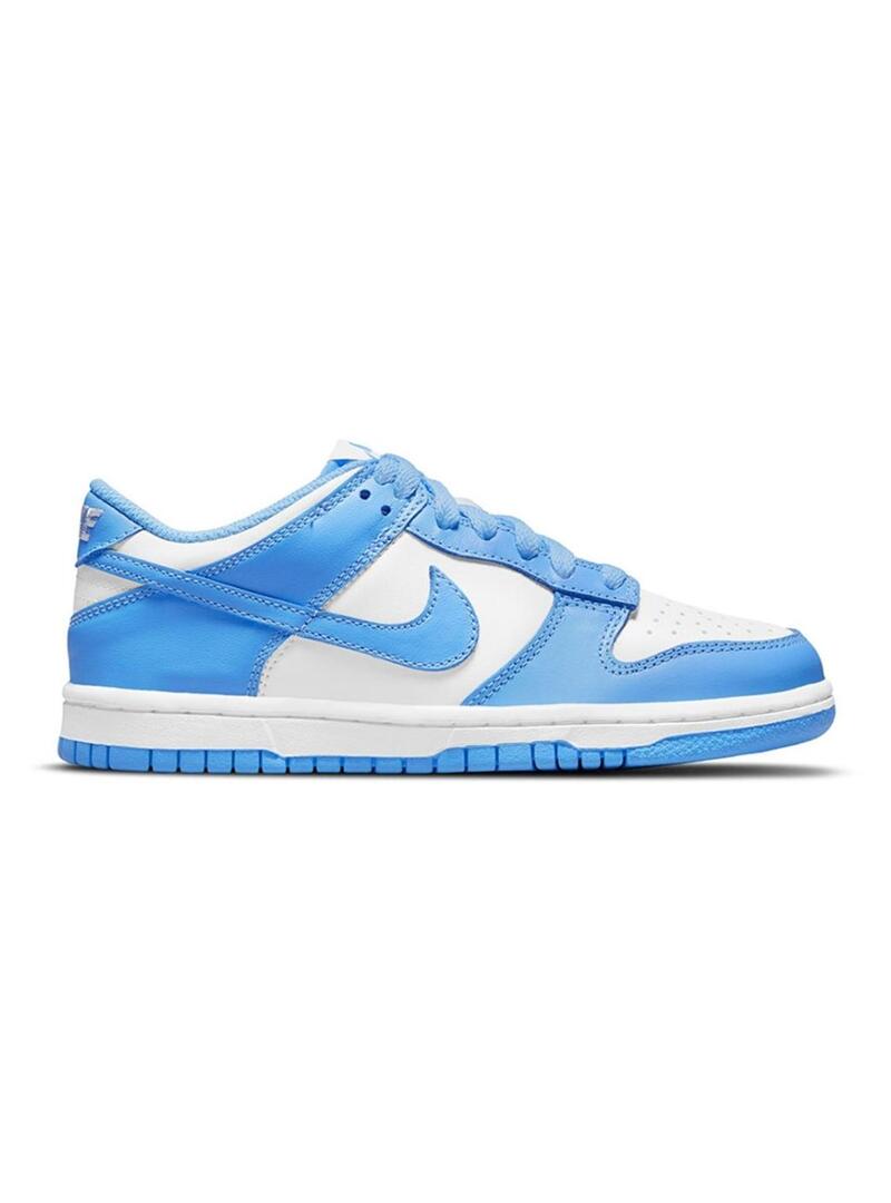 Scarpe da ginnastica Nike Dunk Low blu per bambino e bambina