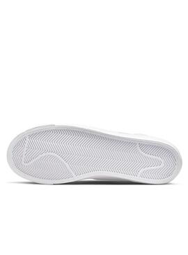 Sneakers Nike Blazer Mid 77 bianche e rosa per donna