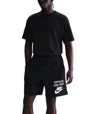 Bermuda Nike Club nero per uomo.