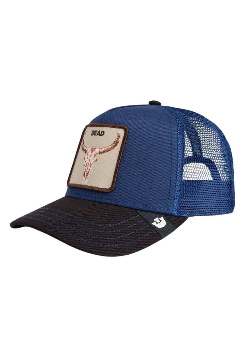 Cappello Goorin Bros Two Tone Skull blu