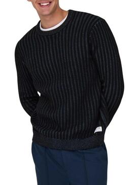 Maglia Only and Sons Brant blu per uomo