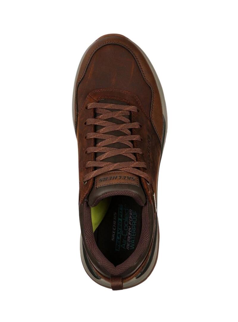 Scarpe da ginnastica Skechers Bengao marrone per uomo