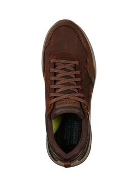 Scarpe da ginnastica Skechers Bengao marrone per uomo