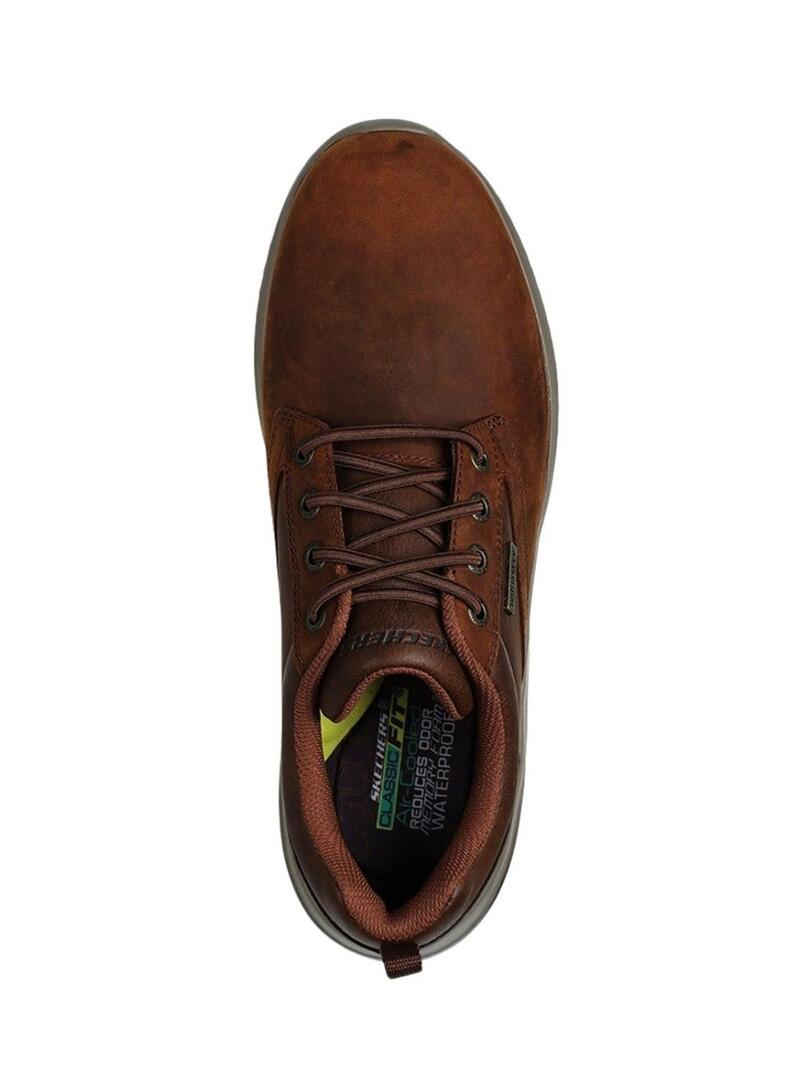 Scarpe Skechers Denton marrone per uomo