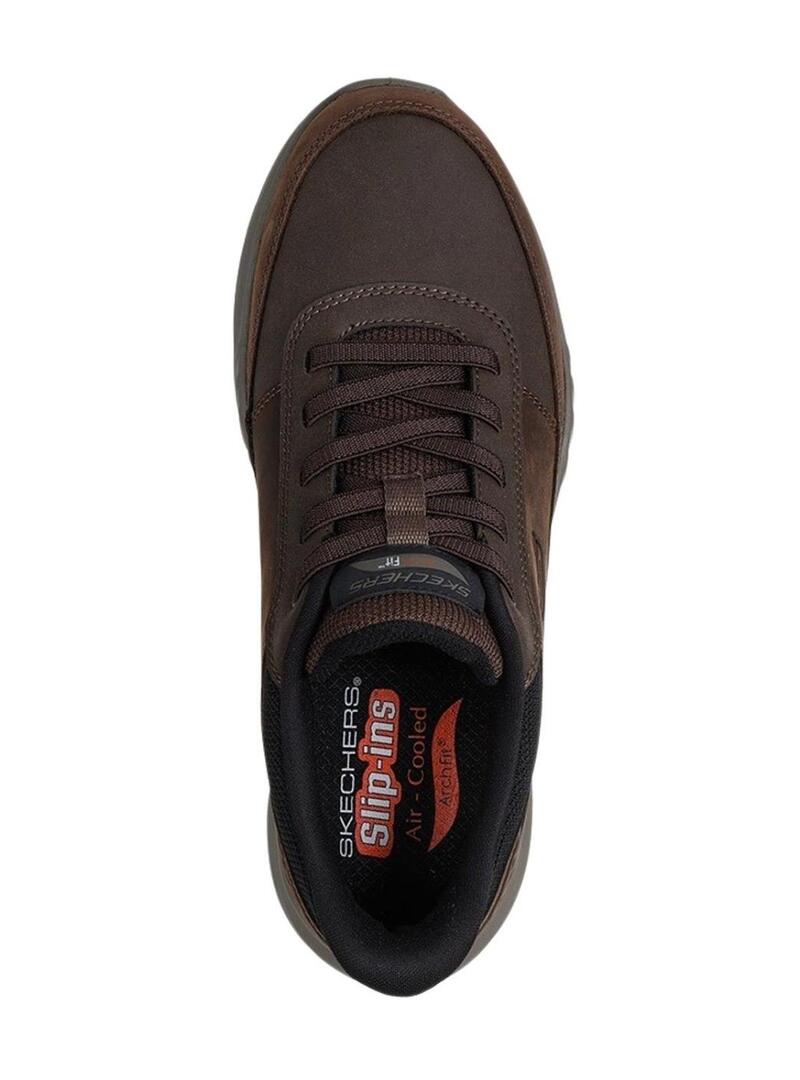 Scarpe Skechers Arch Fit marrone per uomo.