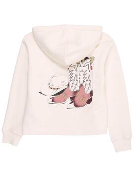 Felpa Levis Western beige per bambina