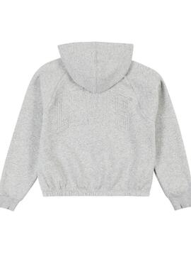 Felpa Levis Meet and Greet grigia per ragazze