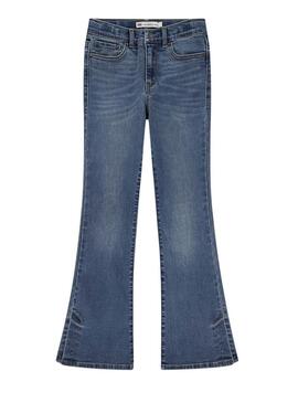 Pantaloni jeans Levis 726 blu per bambina.
