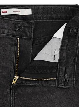 Pantaloni in denim Levis 726 neri per ragazze