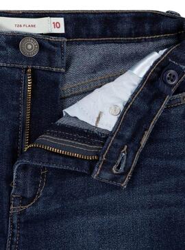 Pantalone di jeans Levis 726 a zampa per bambina.