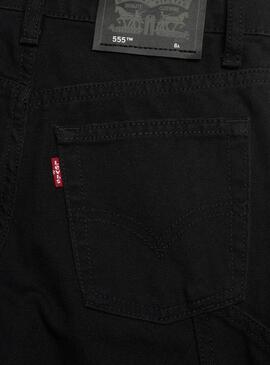 Pantaloni Levis 555 Carpenter neri per bambino
