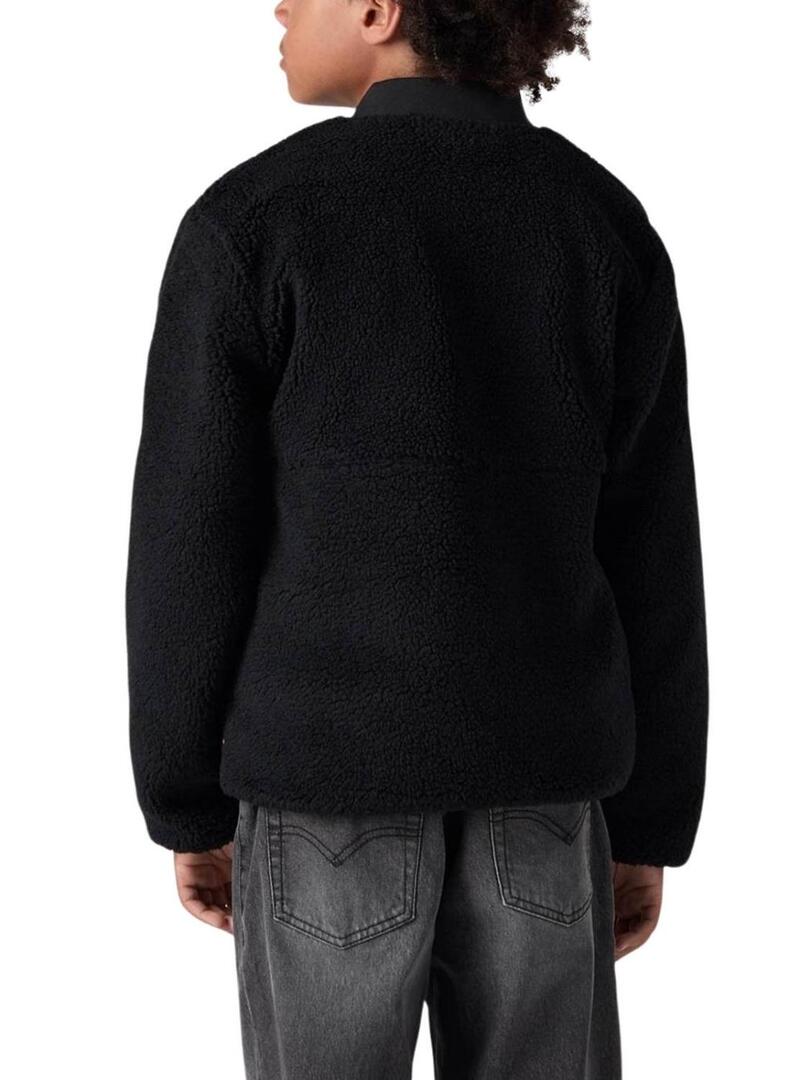 Giacca Levis Utility nera per bambino.