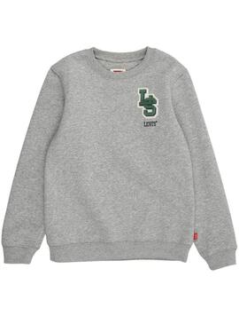 Felpa Levi's Streamline grigia per bambino