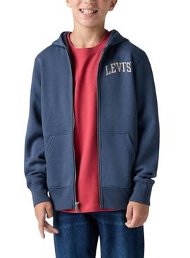 Felpa Levis Legendary blu per bambino