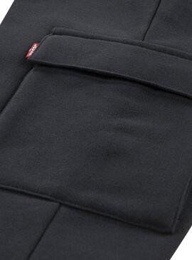 Jogger Levi's cargo nero per bambino
