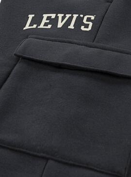 Jogger Levi's cargo nero per bambino