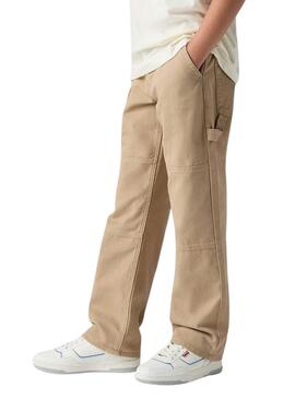 Pantaloni Levis 555 Carpenter beige per bambino
