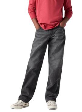 Pantaloni in denim Levis Stay Loose grigi per bambino