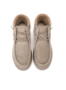 Stivali da passeggio Pitas Berna beige per donna