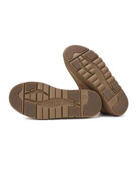 Scarpe Walkin Pitas Lyon cammello per donna