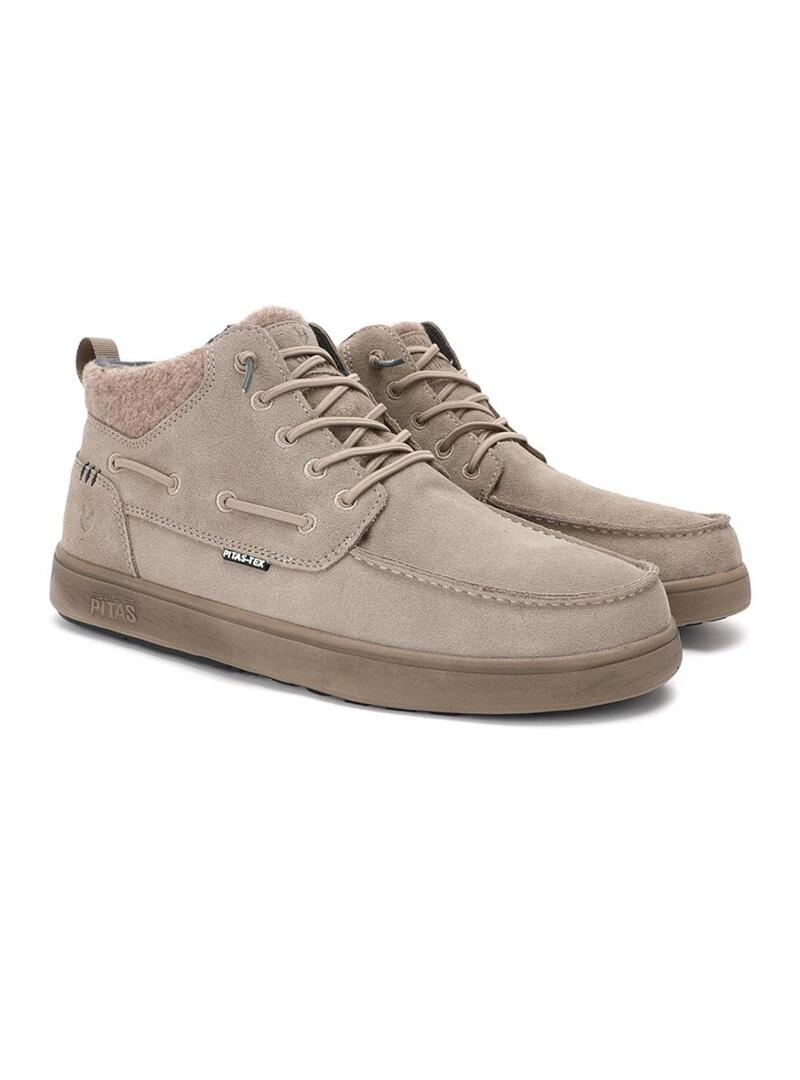 Stivali Walkin Pitas Kent beige per uomo