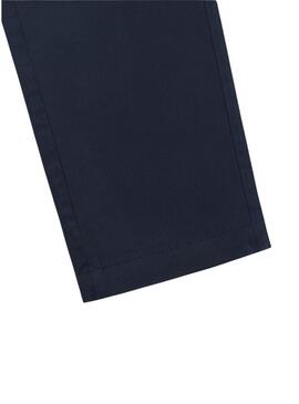 Pantaloni cinesi Silbon Casual blu navy per uomo