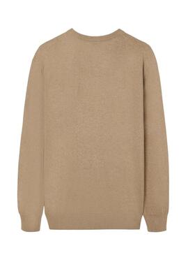 Maglione Silbon beige basic per uomo