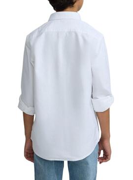 Camicia Silbon Oxford bianca per bambino