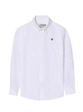Camicia Silbon Oxford bianca per bambino