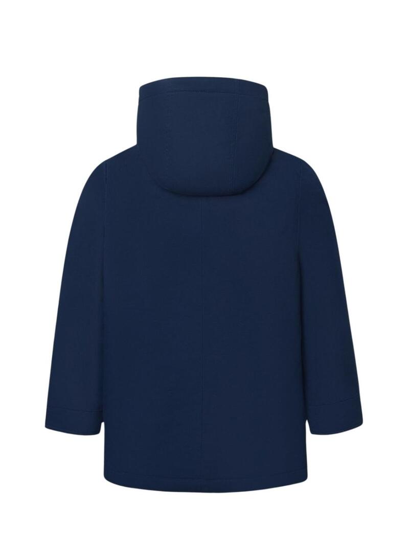 Cappotto imbottito blu Silbon per ragazzo