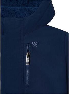 Cappotto imbottito blu Silbon per ragazzo