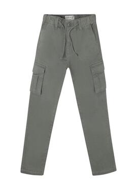 Pantaloni cargo verde Silbon per bambino