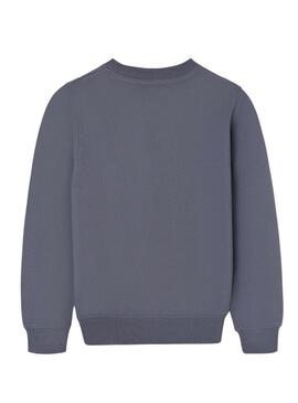 Felpa Silbon Vintage blu per bambino