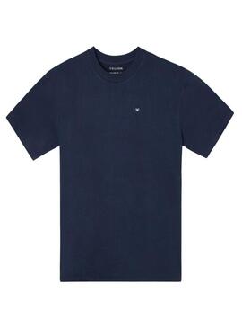 Maglietta Silbon Varsity club blu scuro per uomo
