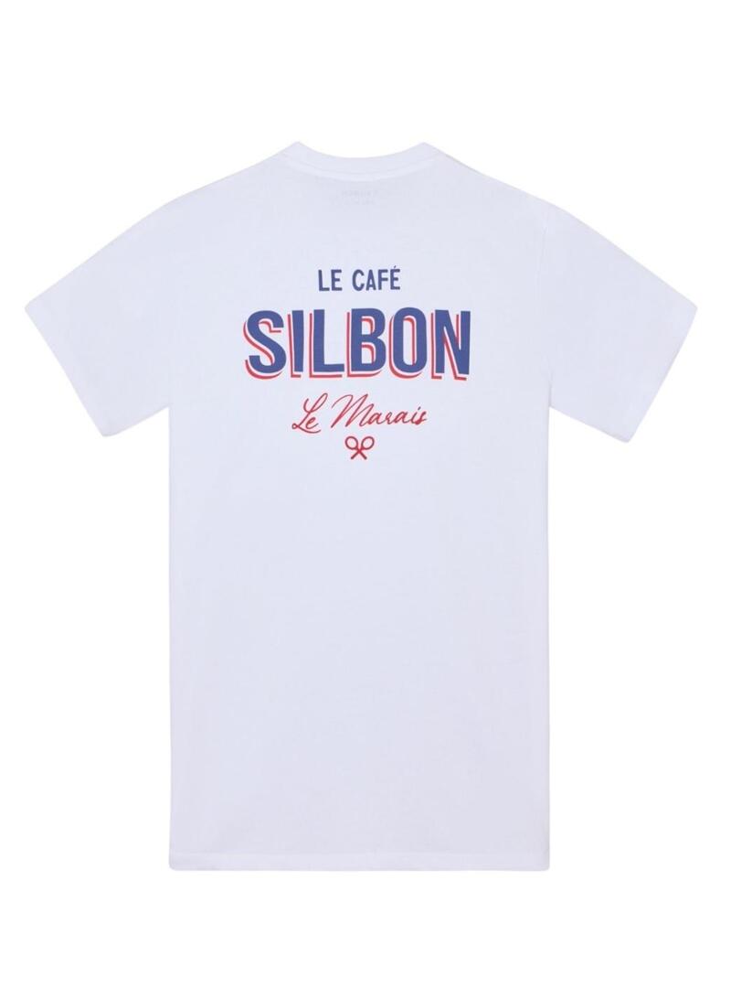 Maglietta Silbon Le Marais bianca per uomo