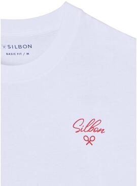 Maglietta Silbon Le Marais bianca per uomo