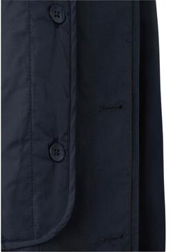 Trench Silbon blu scuro per uomo