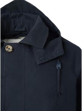 Trench Silbon blu scuro per uomo