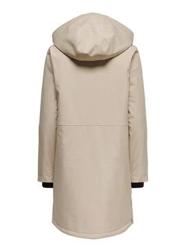 Parka Only Kara beige per donna