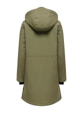 Parka Only Kara verde per donna