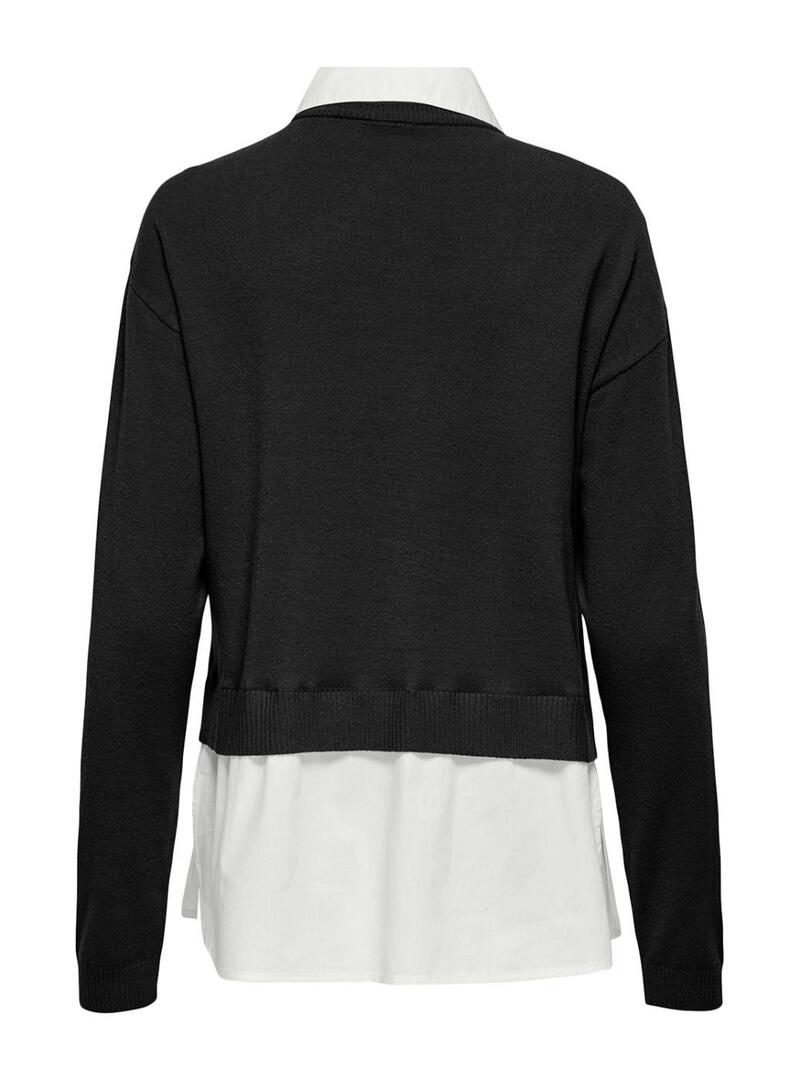 Maglia Only Payson nera per donna