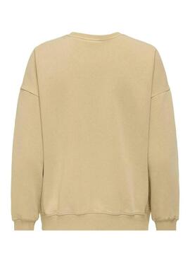 Felpa Only Sinna beige per donna