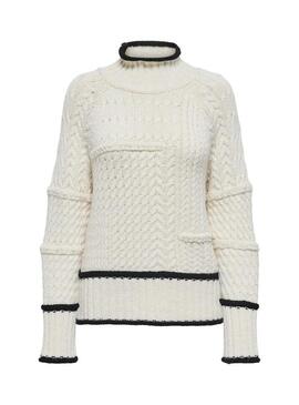 Maglia Only Harmony beige per donna