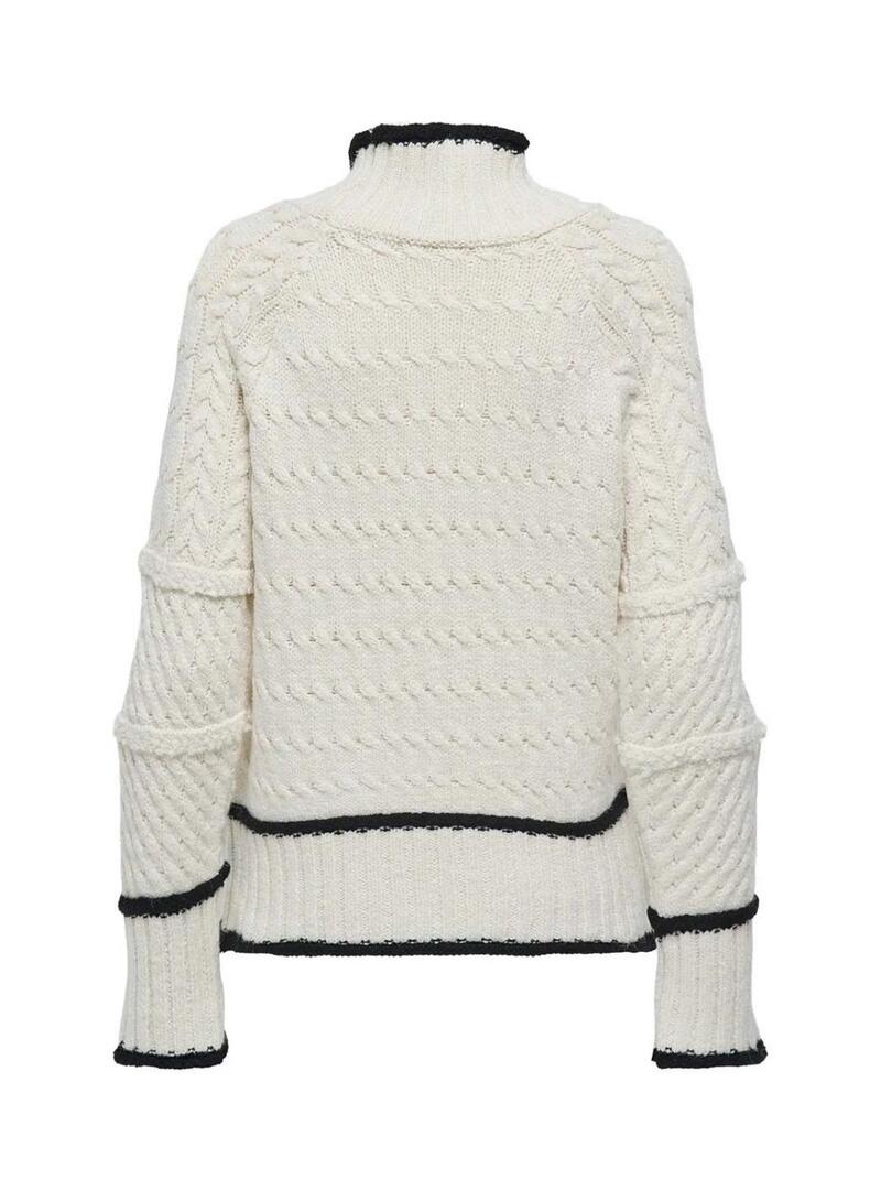 Maglia Only Harmony beige per donna