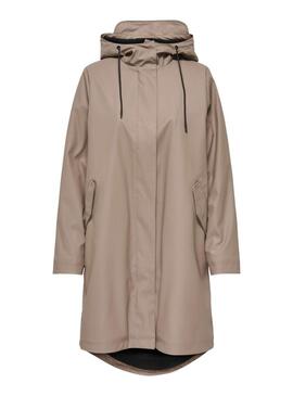 Impermeabile Only Onlelisa cammello per donna
