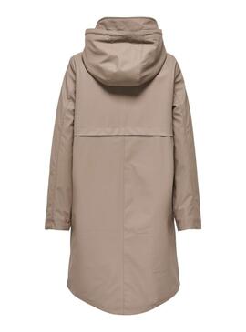 Impermeabile Only Onlelisa cammello per donna