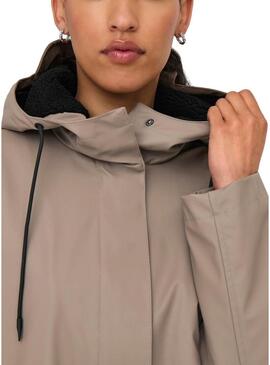 Impermeabile Only Onlelisa cammello per donna