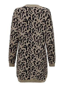 Abito in maglia marrone Only Onljenni per donna